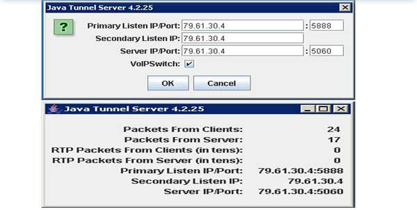 Java Tunnel Server-Computer